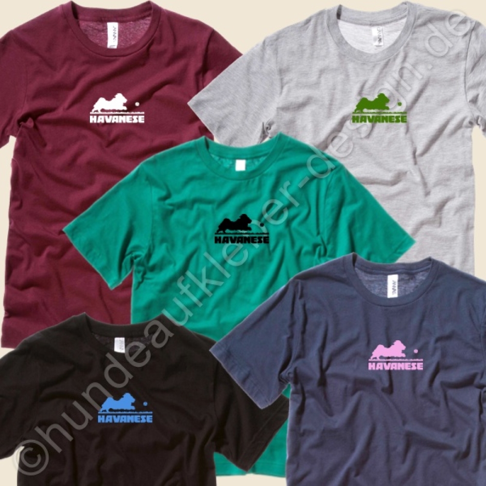 Herren Shirt mit Hund Havaneser