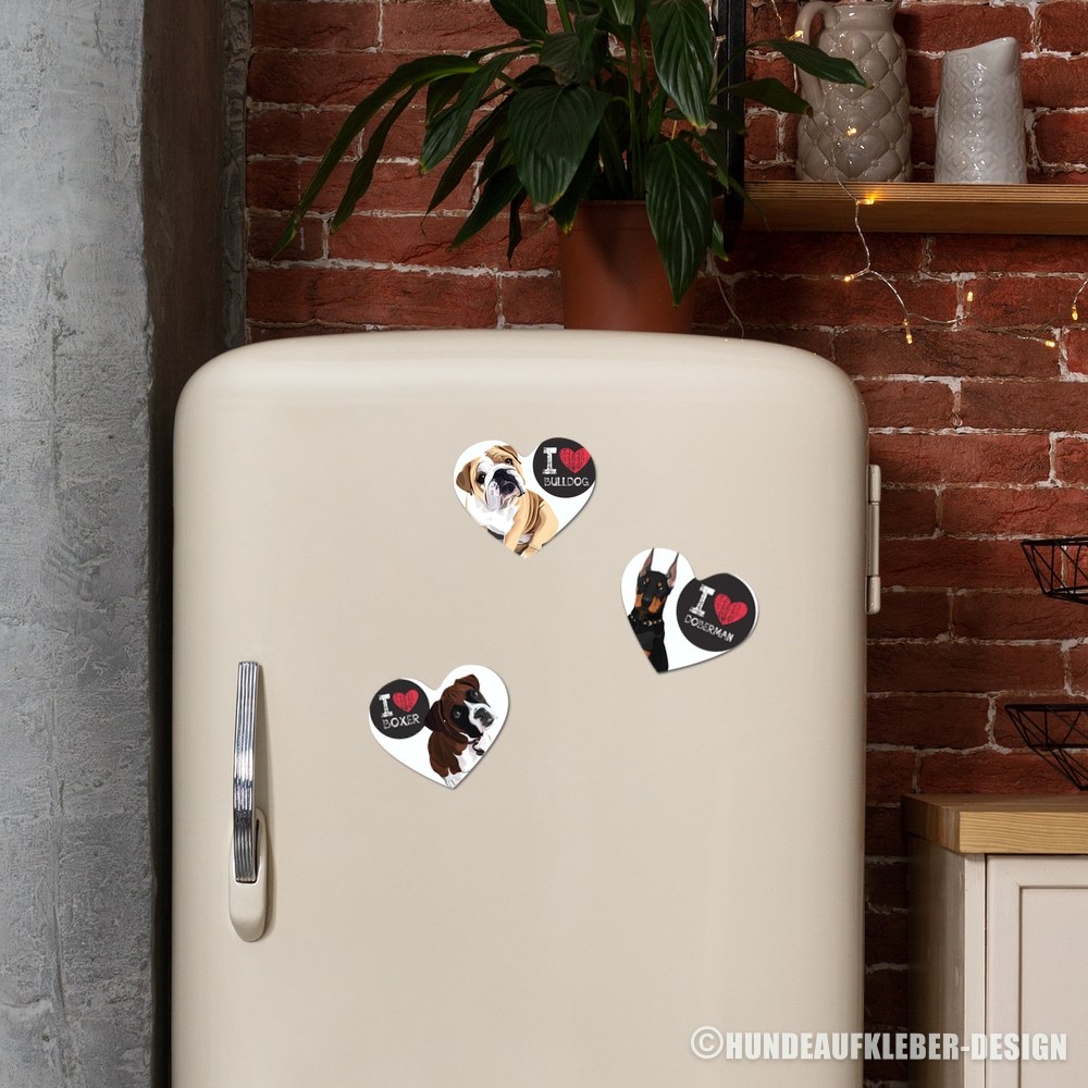 Bulldog Kühlschrankmagnet