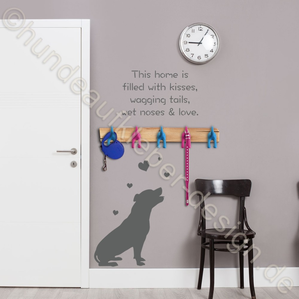 Hunde Wandtattoo Zitat