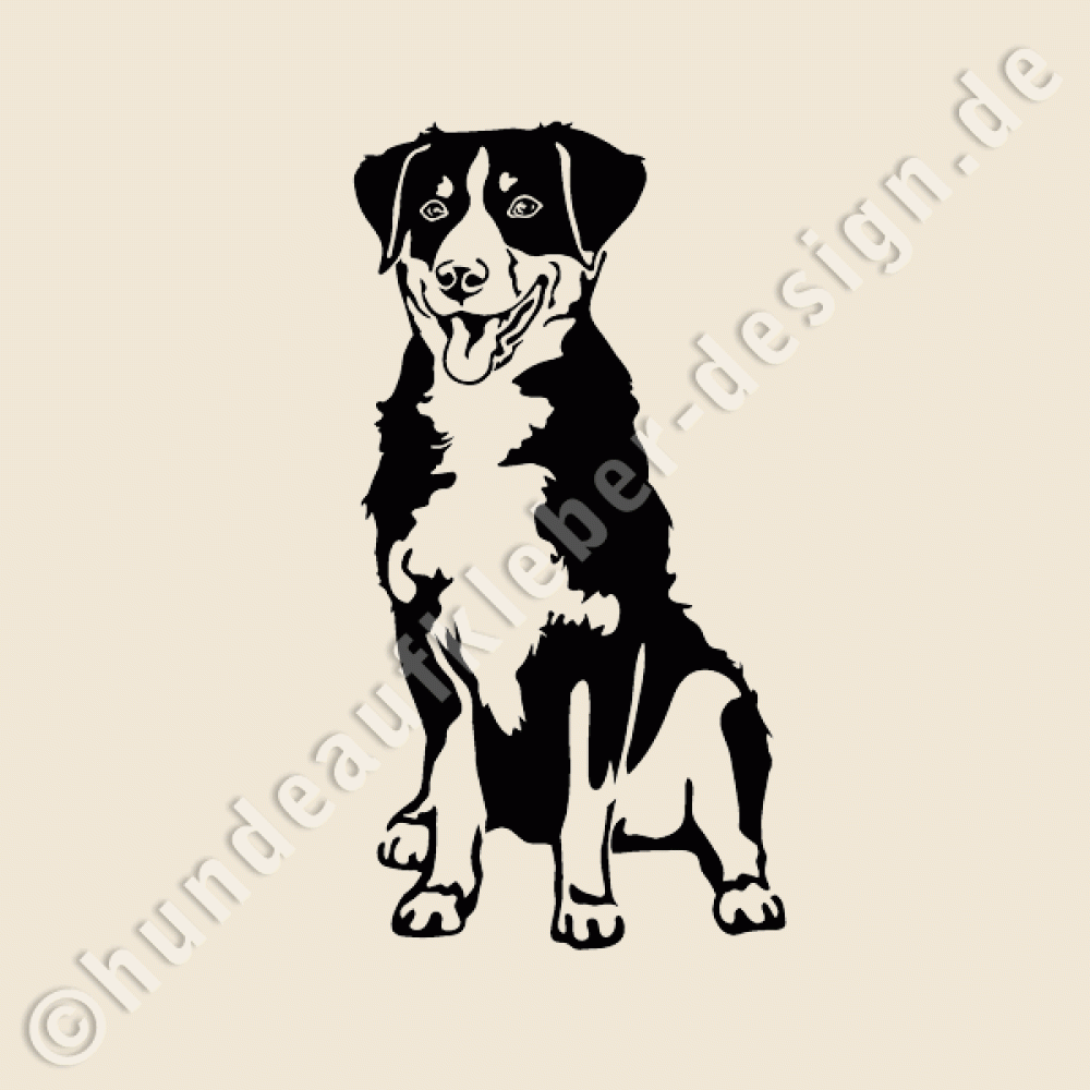 Appenzeller Sennenhund Hundeaufkleber