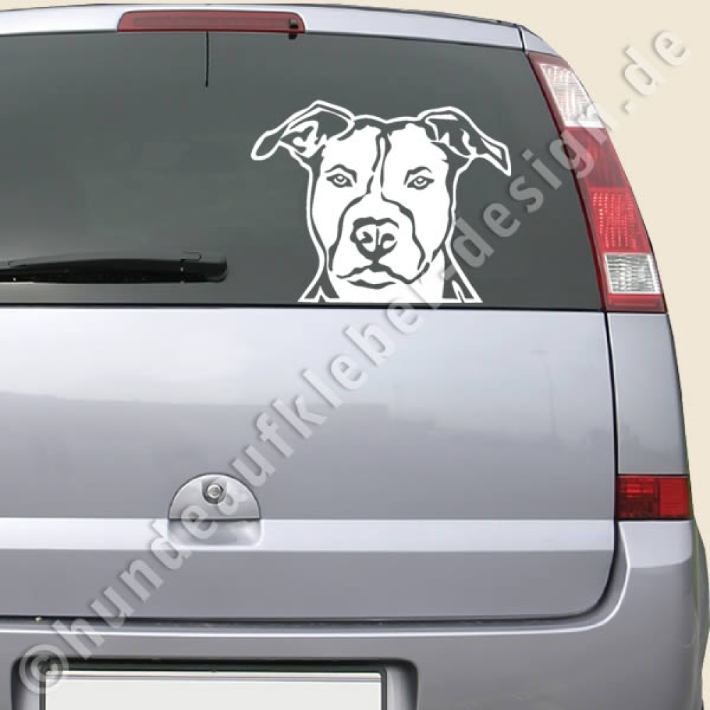 American Pit Bull Terrier Hunde Wandtattoo