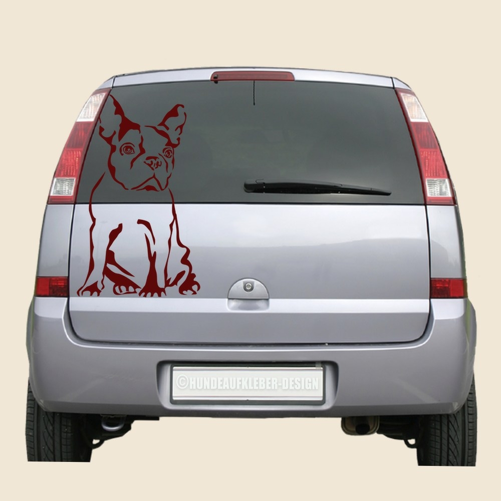 Französische Bulldogge Autoaufkleber