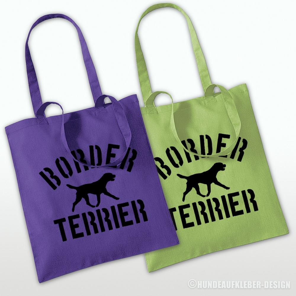 Hunde Einkaufstasche Border Terrier