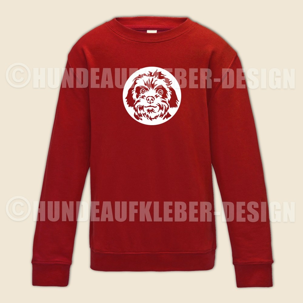 Bolonka Zwetna Kinder Sweatshirt rot
