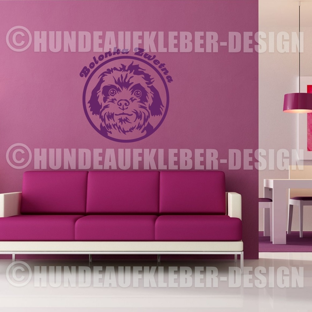 Hunde Wandtattoo Bolonka Zwetna