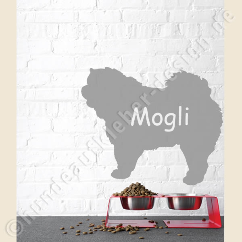 wunschtext wandtattoo Chow Chow