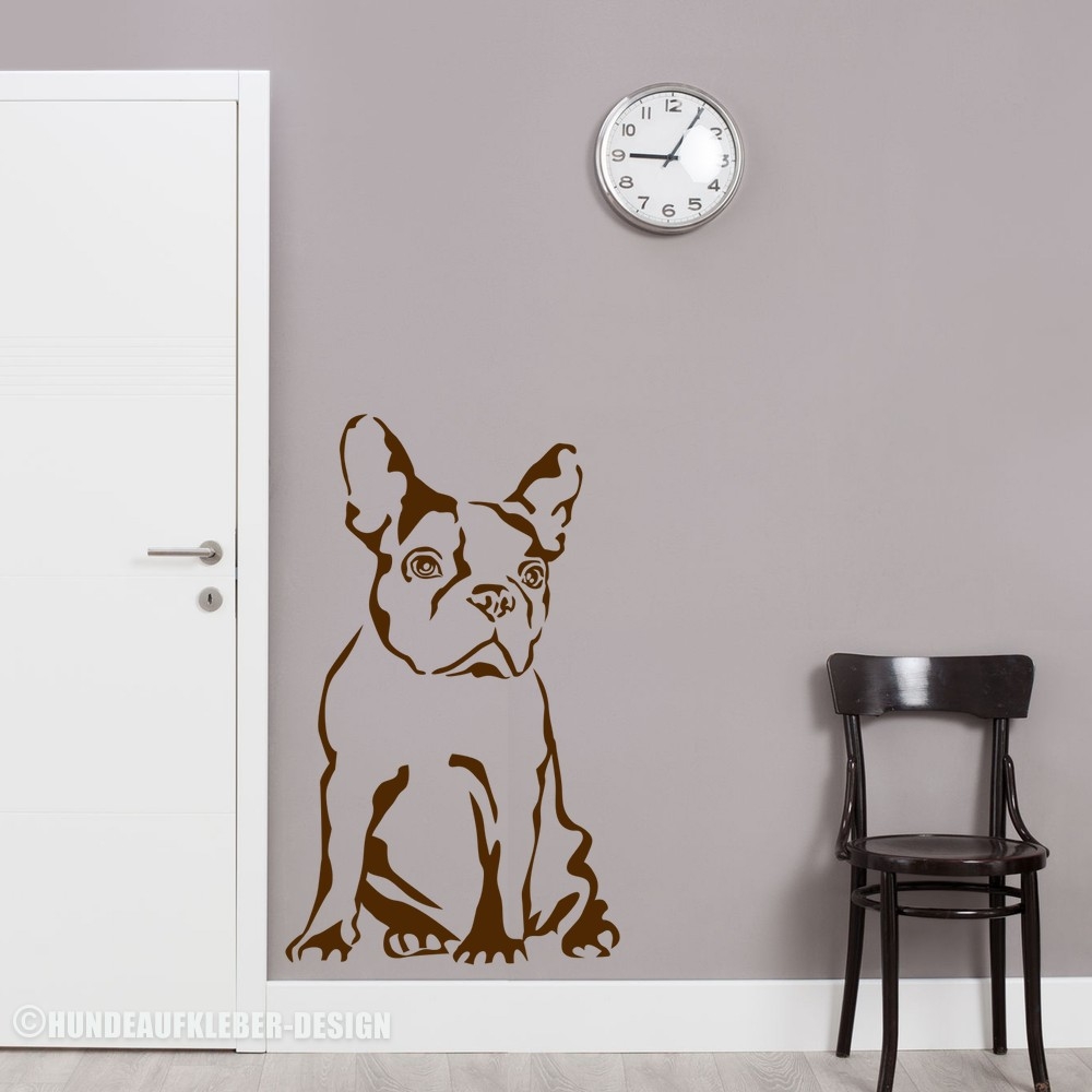 Französische Bulldogge Wandtattoo