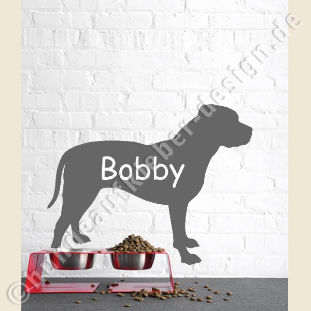Hunde Wandtattoo Pit Bull Terrier
