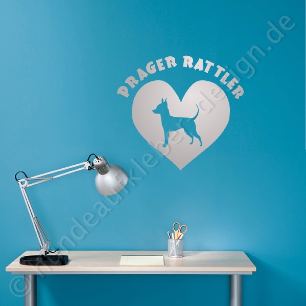 Hunde Wandtattoo Prager Rattler Motive