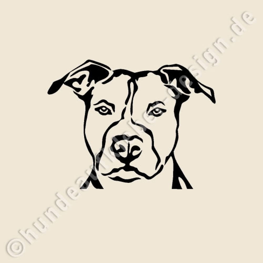 American Pit Bull Terrier Hunde Autoaufkleber
