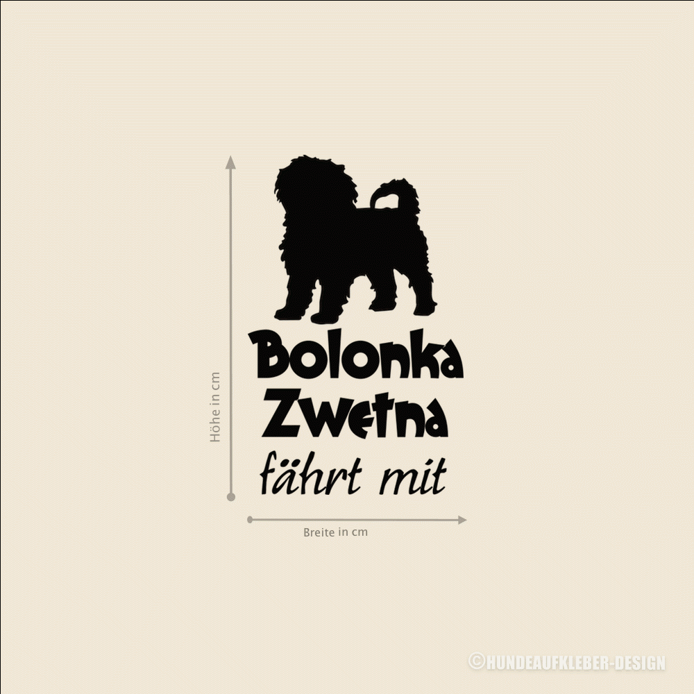 Bolonka Zwetna Aufkleber kaufen