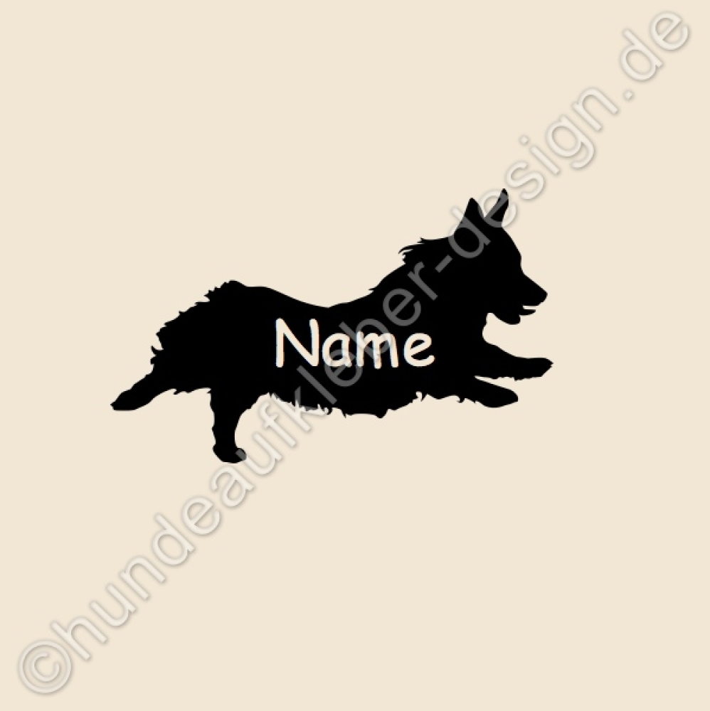 Welsh Corgi Aufkleber fürs Auto oder Wandtattoo