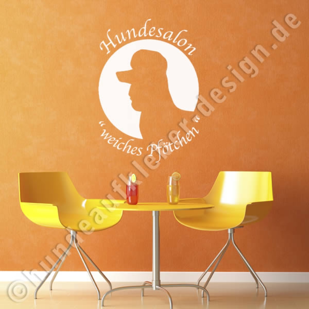 hundesalon werbung Schaufenster