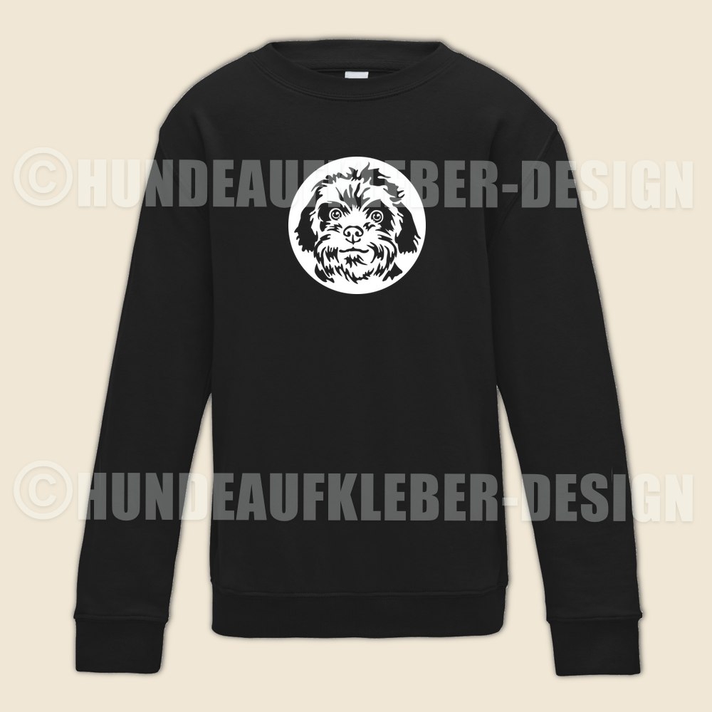 Bolonka Zwetna Kinder Sweatshirt schwarz