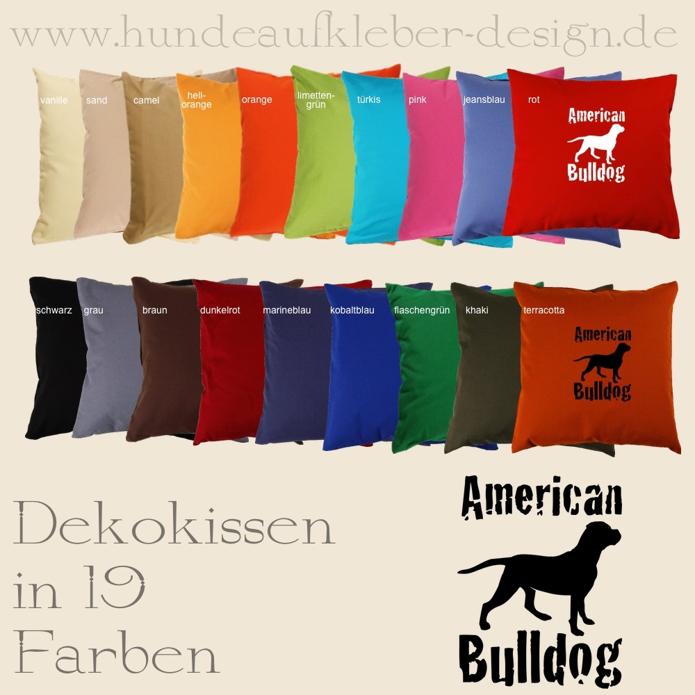 Bulldog Shop Dekokissen