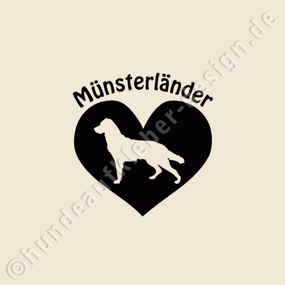 Münsterländer Aufkleber Hunderassen