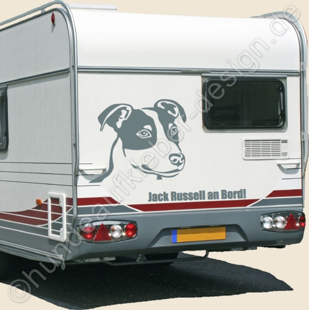 wetterfeste Hundeaufkleber Jack Russell