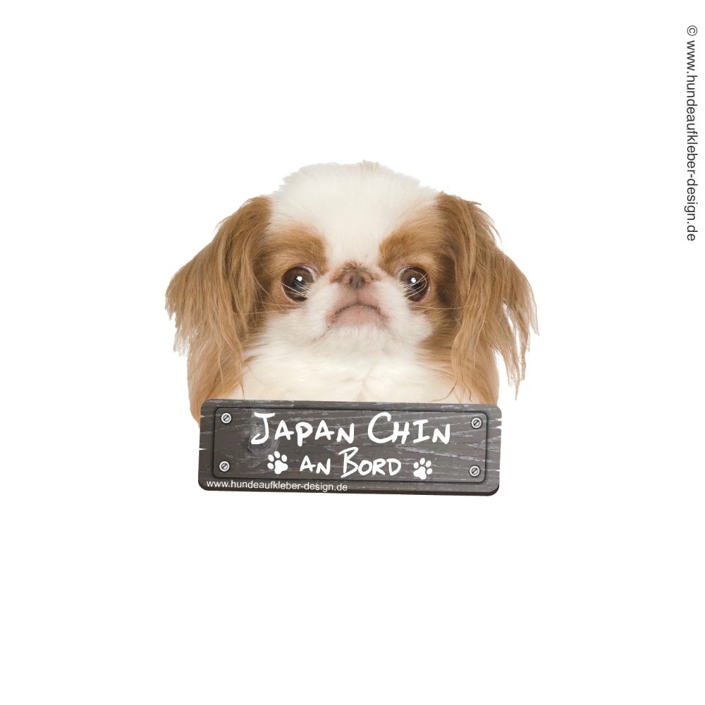 Japan Chin an Bord Hundeaufkleber