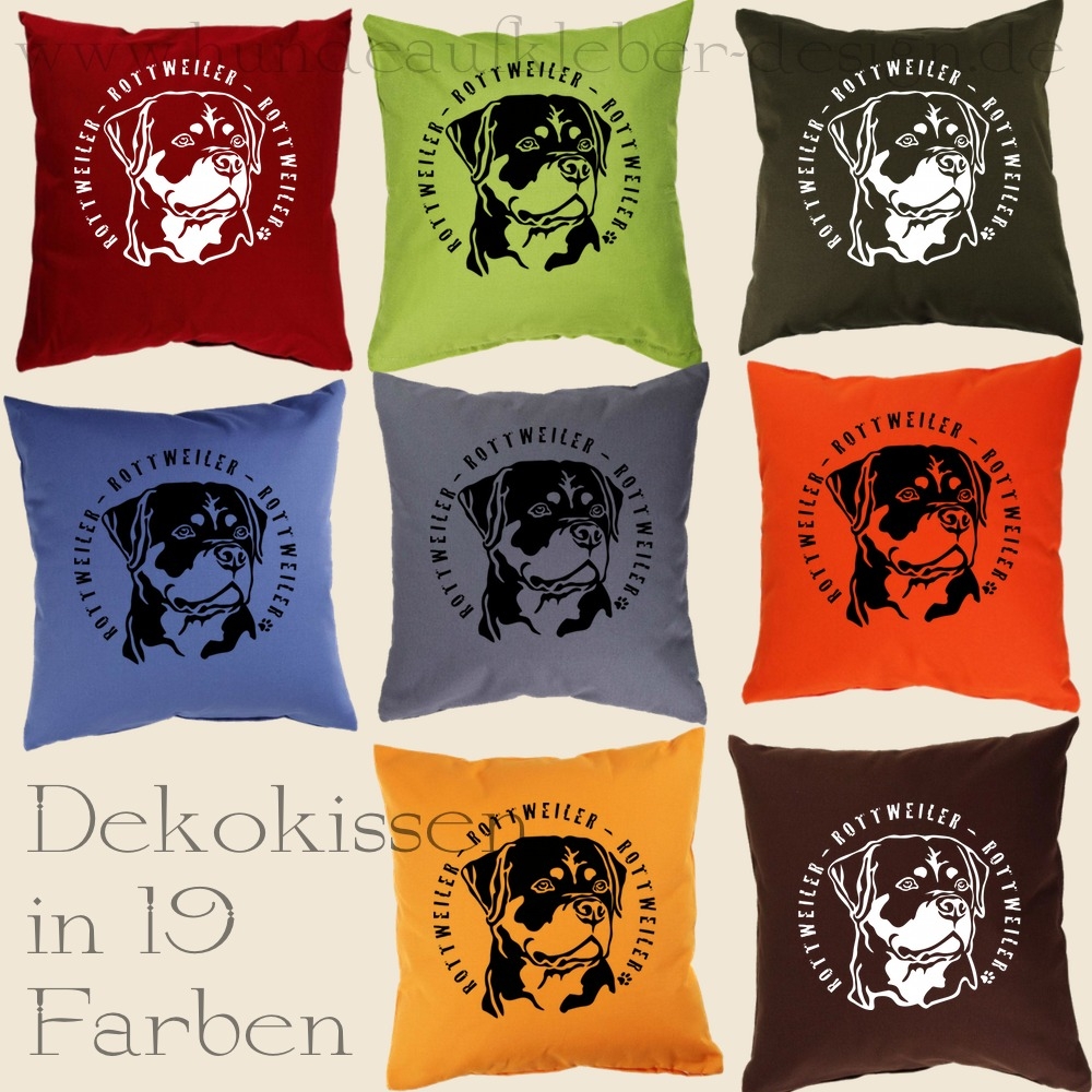 Rottweiler Dekokissen