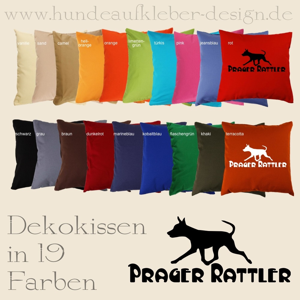 Kissen Prager Rattler Motivdruck