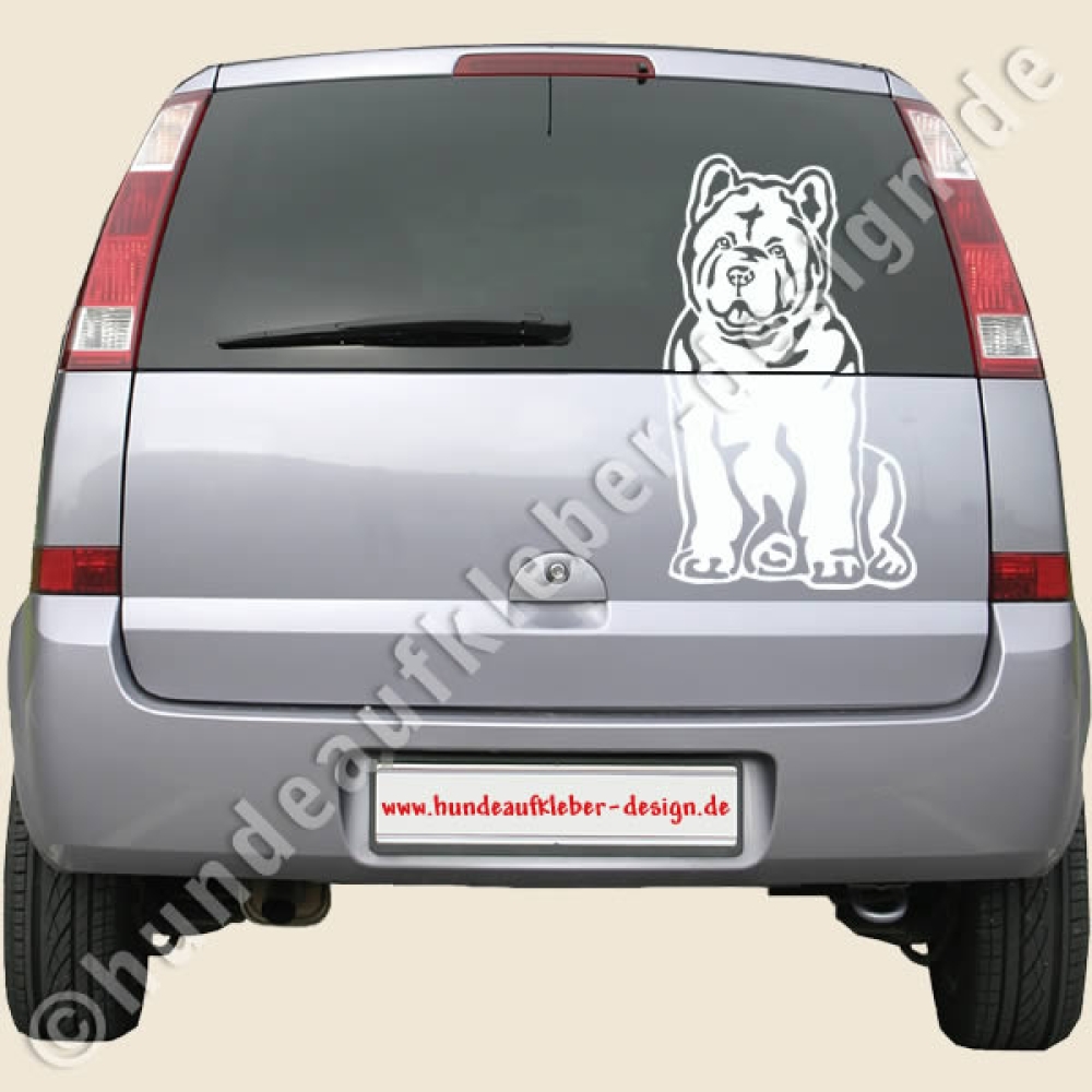 Hunderassen Autoaufkleber  Chow Chow 