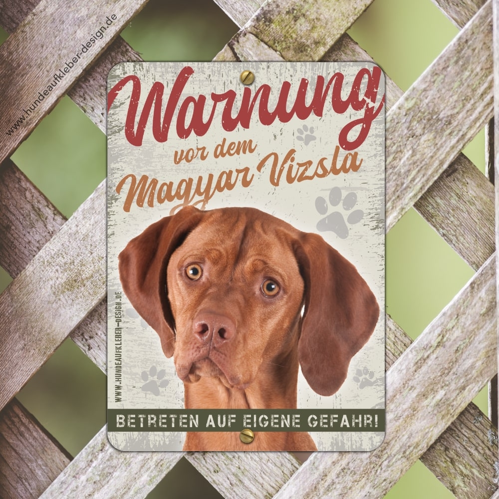 Magyar Vizsla Warnschild DIN A5