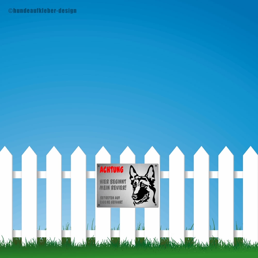 Hundeschilder kaufen Malinois