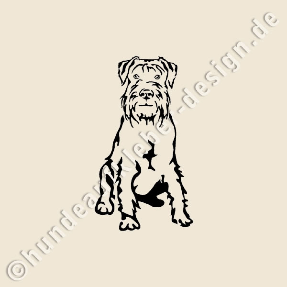 MittelschnauzerAutoaufkleber