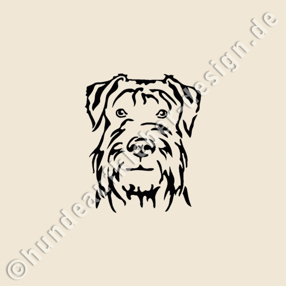 Standard Schnauzer wandtattoo