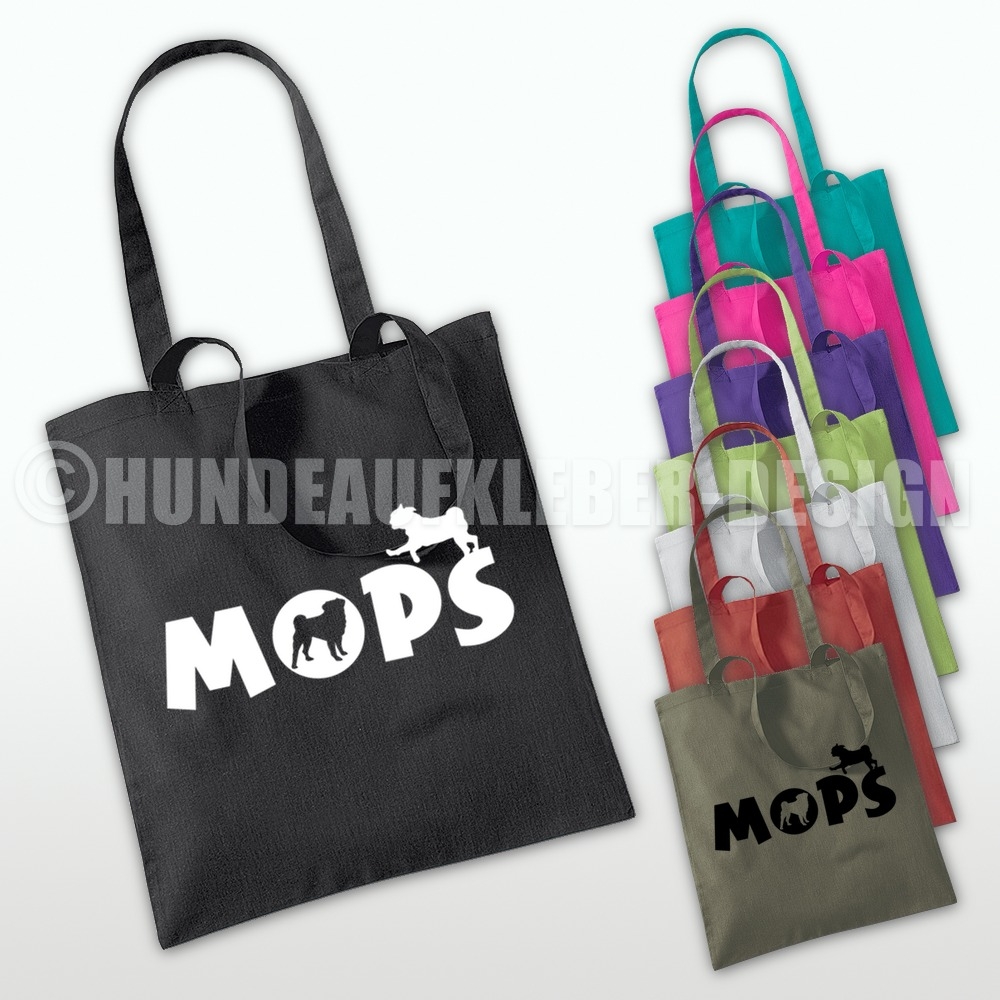 Mops Stoffbeutel