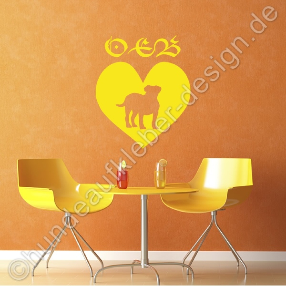 Hunde Wandtattoos Old English Bulldog online kaufen