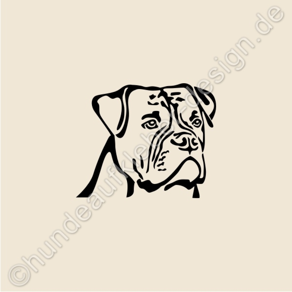 Bulldoggen Aufkleber online kaufen