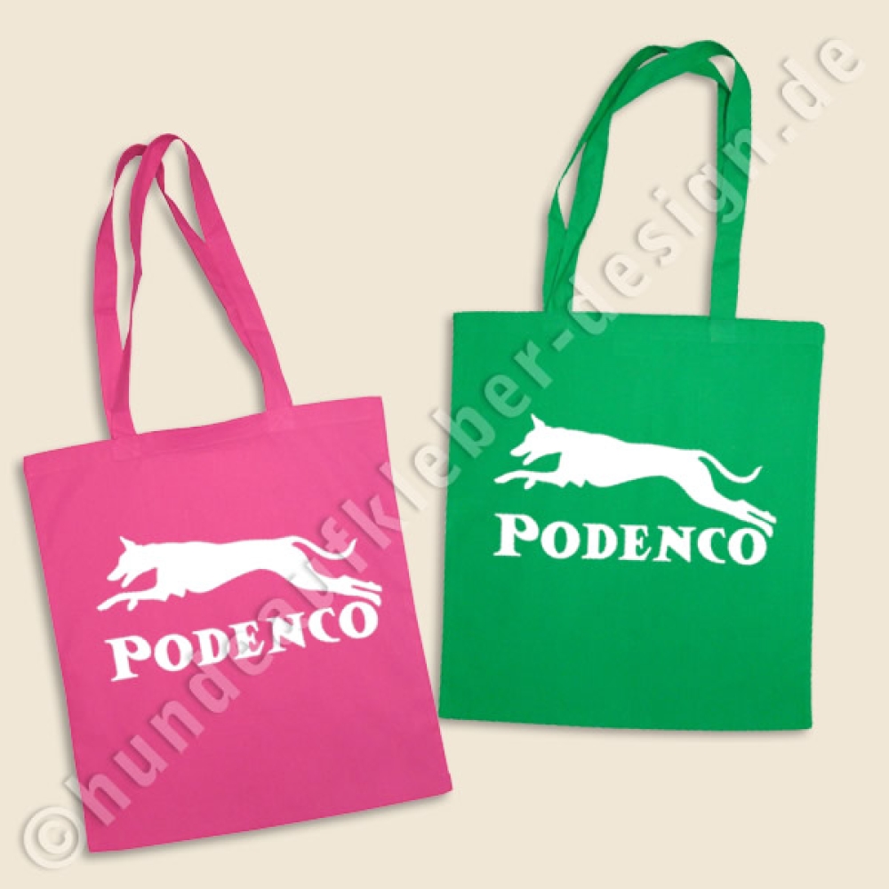 Podenco Motive Aufkleber Taschen Shirts