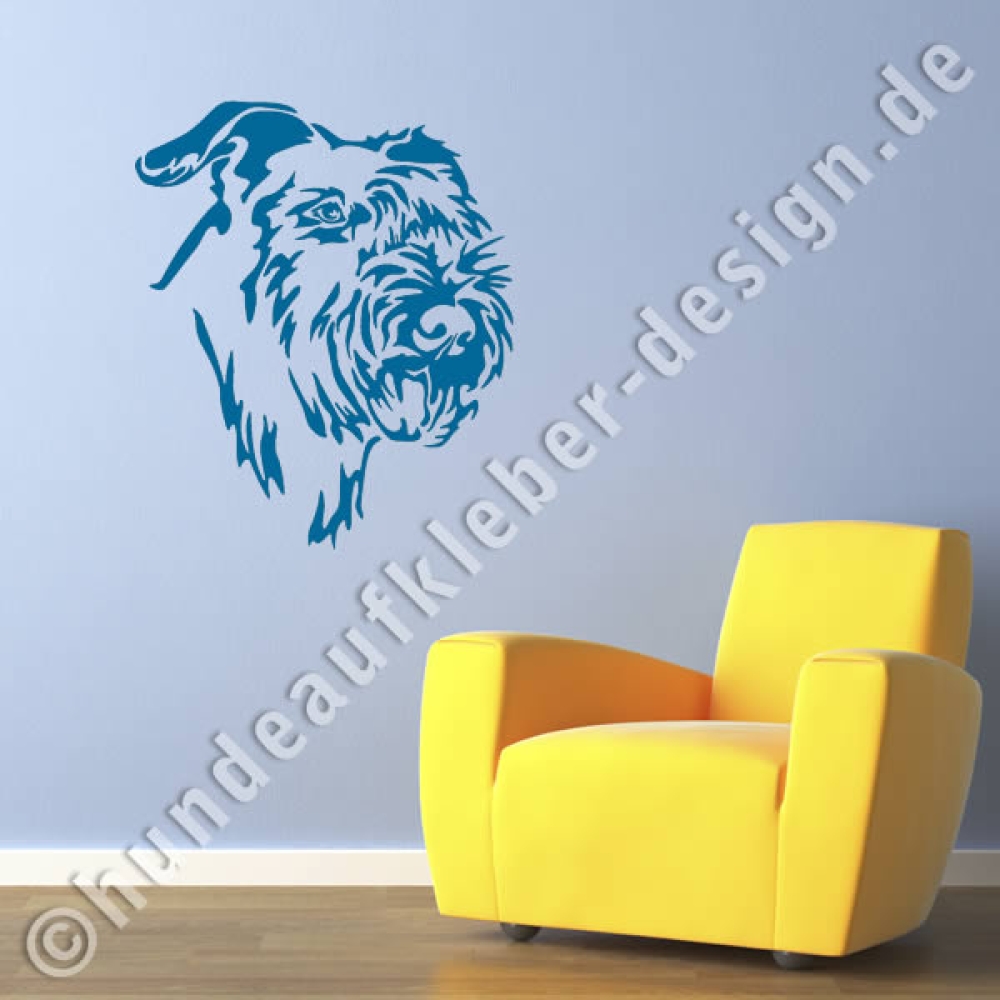 Riesenschnauzer autoaufkleber