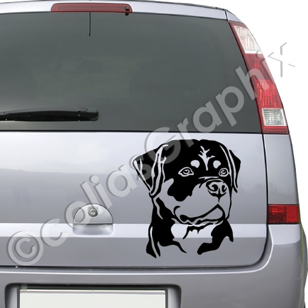 rottweiler hundeaufkleber fürs Auto