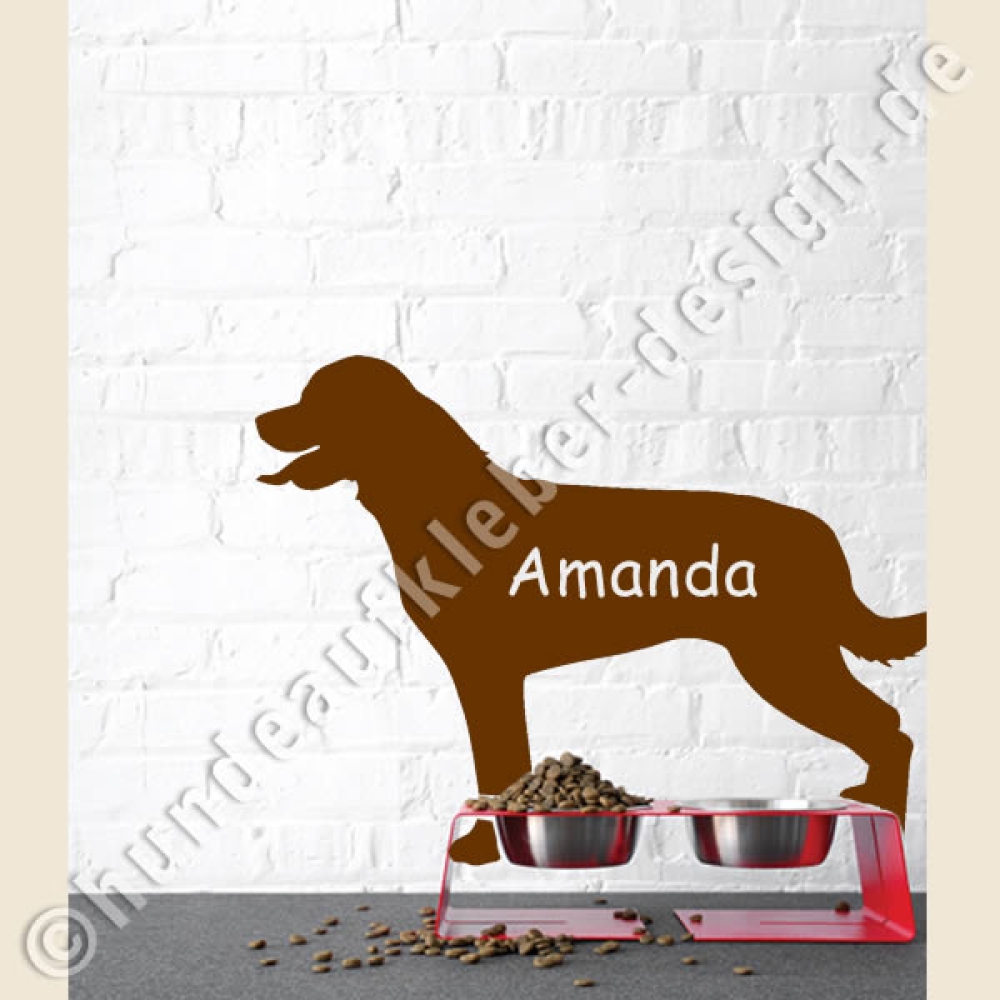 Rottweiler wunschname autoaufkleber