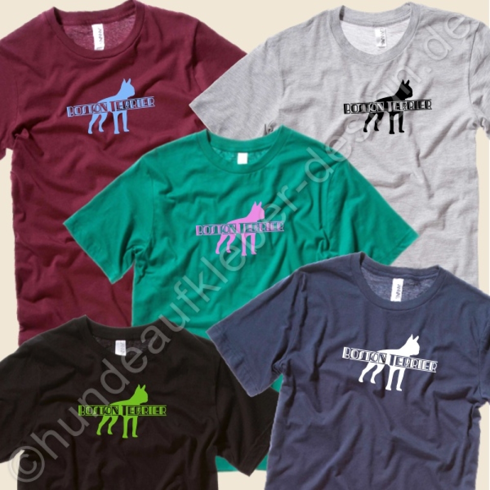 Shirts mit Hundemotiven Boston Terrier