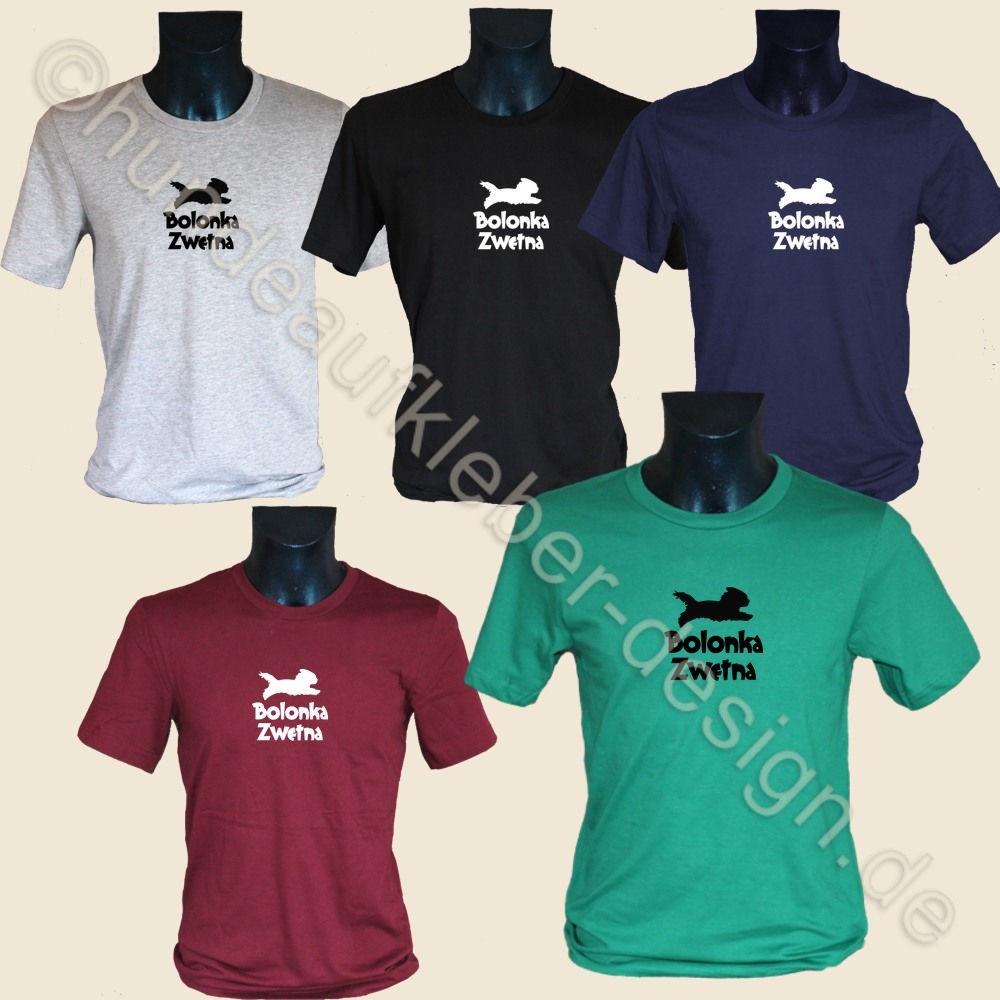 T-Shirt Hundedruck Bolonka Zwetna