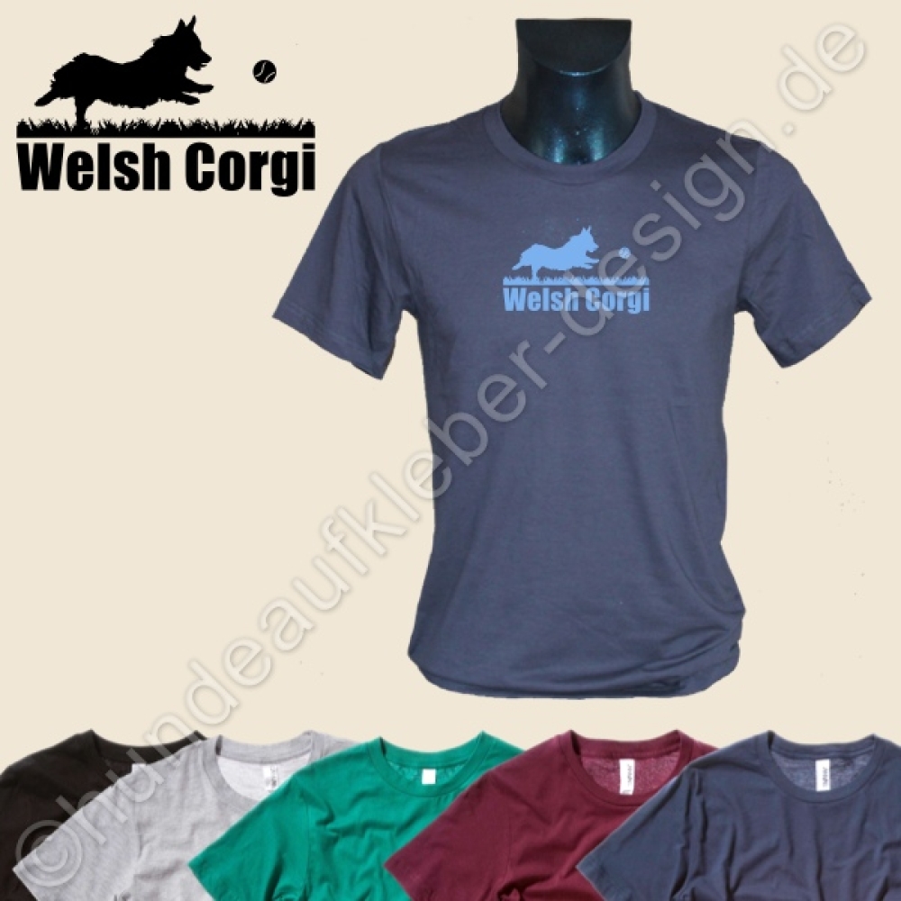 Welsh Corgi T-Shirts fuer Maenner