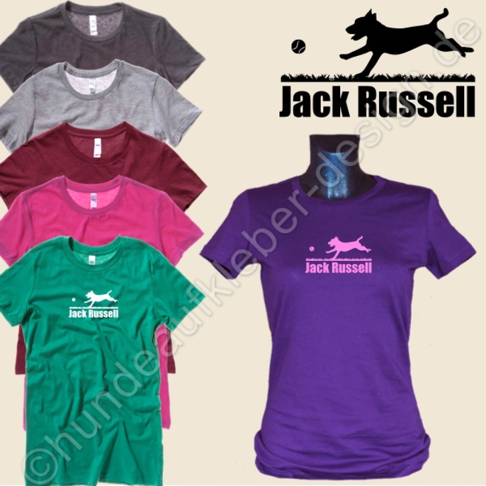 Frauen Shirts mit Jack Russell Motiven