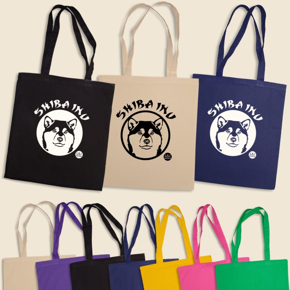 Shiba Inu Baumwoll Taschen bedruckt