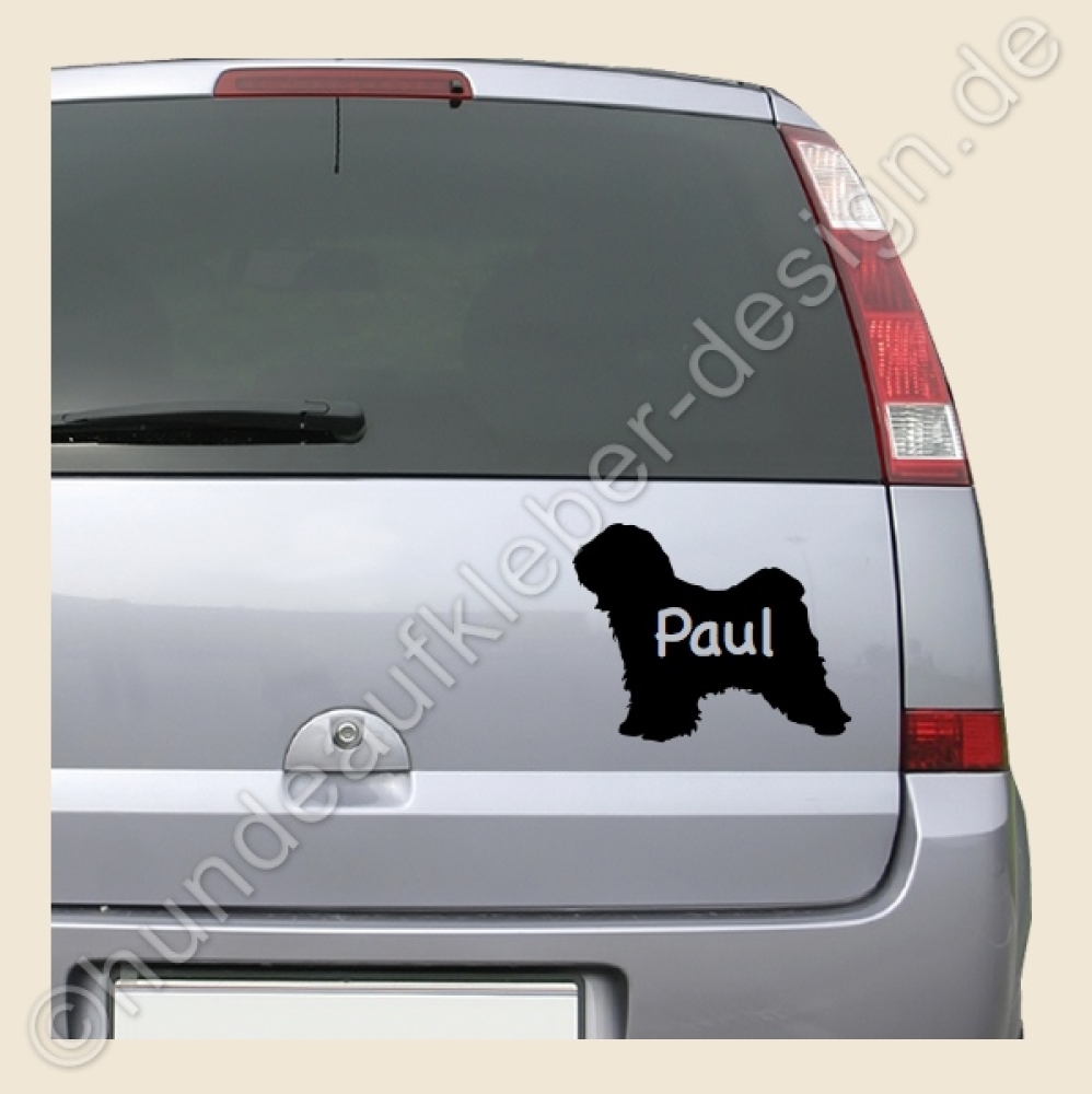 Tibet Terrier Autoaufkleber im Hunde Fanshop