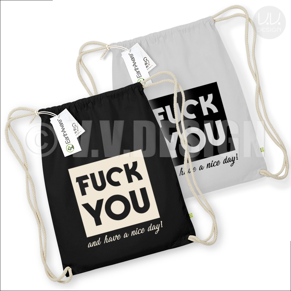 Turnbeutel Fuck you Sporttasche