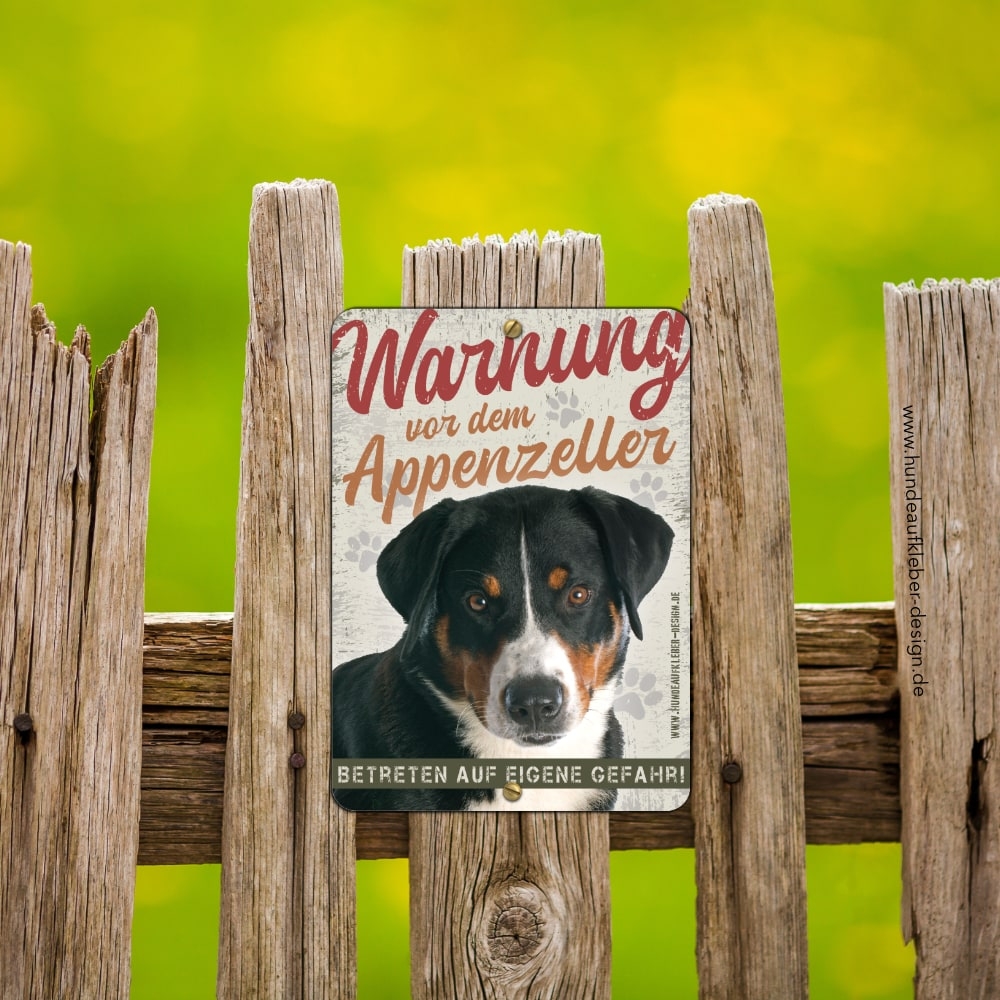 Appenzeller Hundeschild DIN A5