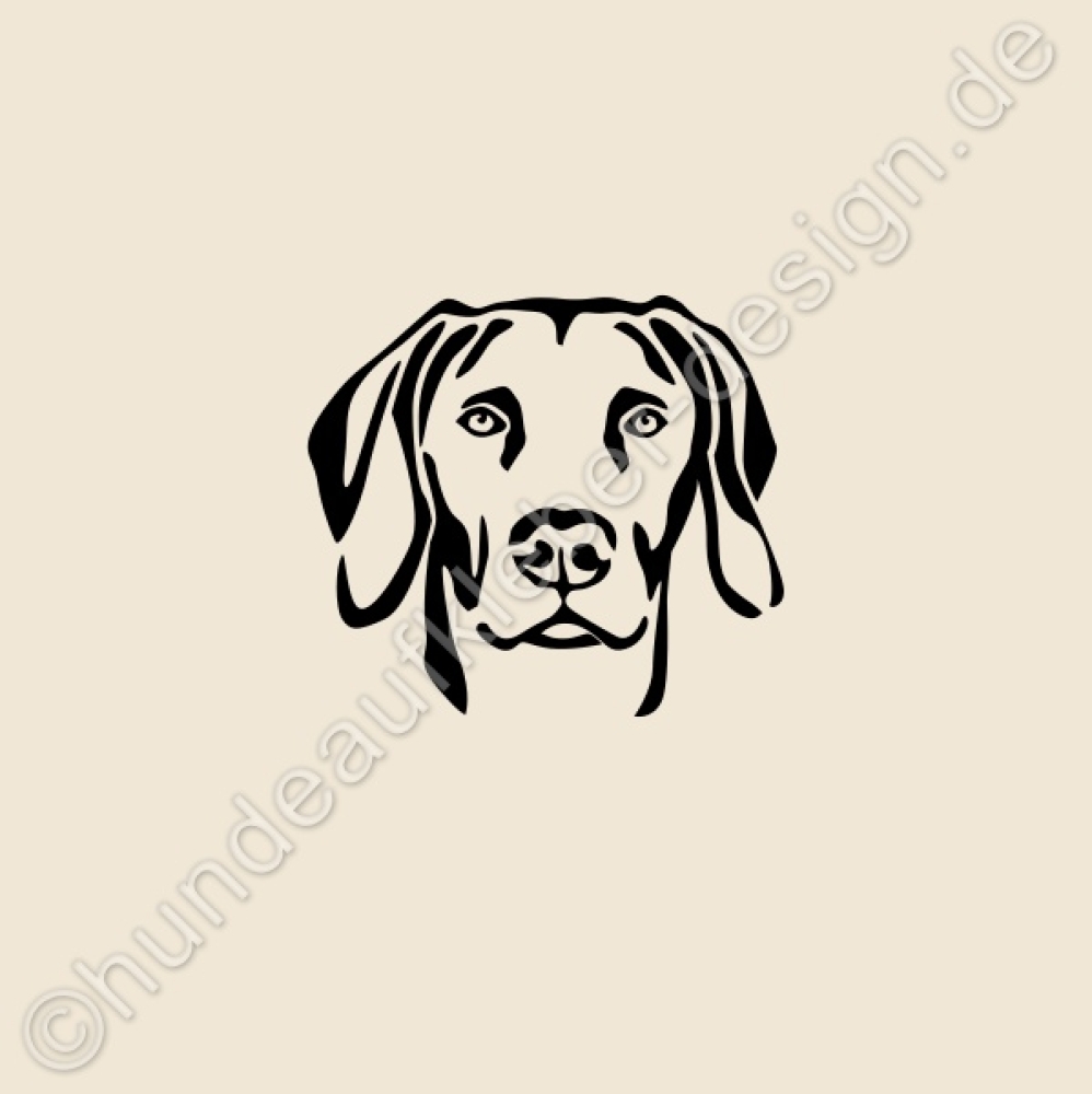 Hundeaufkleber Weimaraner