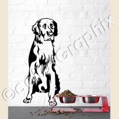 Flat Coated Retriever Aufkleber 189