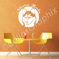 Siberian Husky Folienaufkleber 309