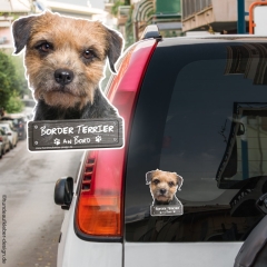 Border Terrier an Bord Autoaufkleber