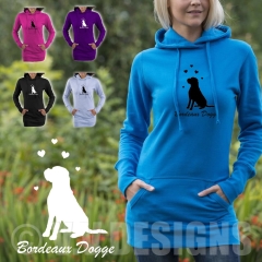 Bordeaux Dogge Frauen Long Hoodie