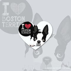 I love Boston Terrier Magnet